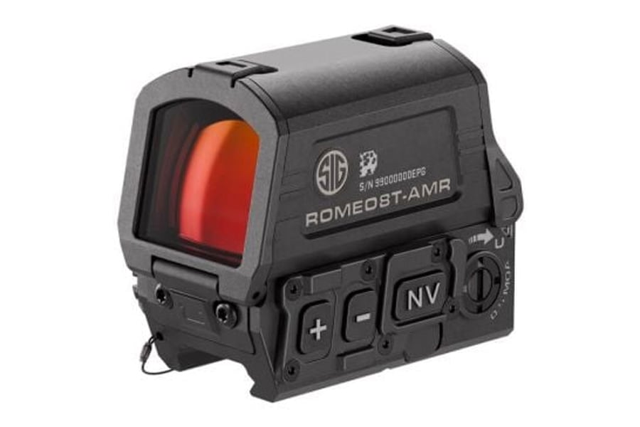 SIG SAUER Romeo8T AMR Red Dot Sight 1x40mm QBCD 2.0 .5 MOA ADJ M1913 Black